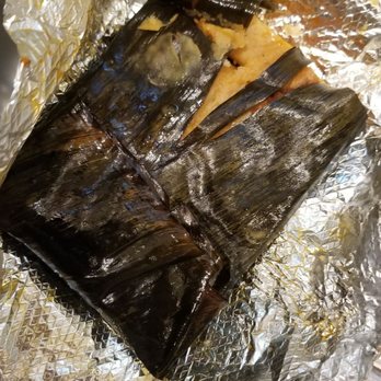 Tamales Irma signature dishes Banana Leaf WrappedChicken TamalesRajas Con Queso